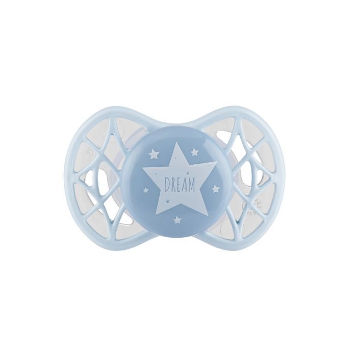 Пустышка Nuvita Air55 Cool 0m+ симметрическая голубая (NV7065BS)