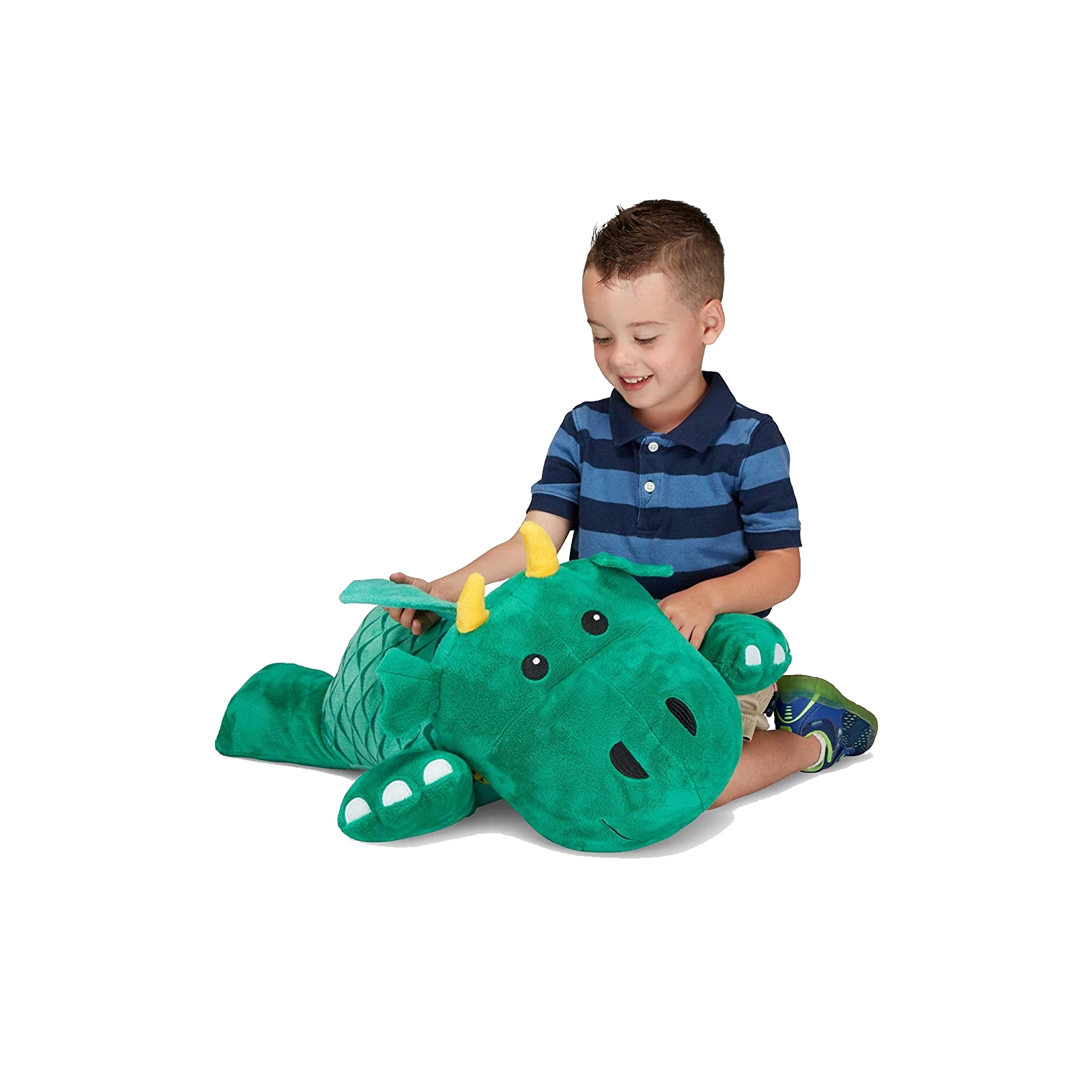 Мягкая игрушка Melissa&Doug Плюшевый дракон / подушка, 70 см (MD30710) изображение 2