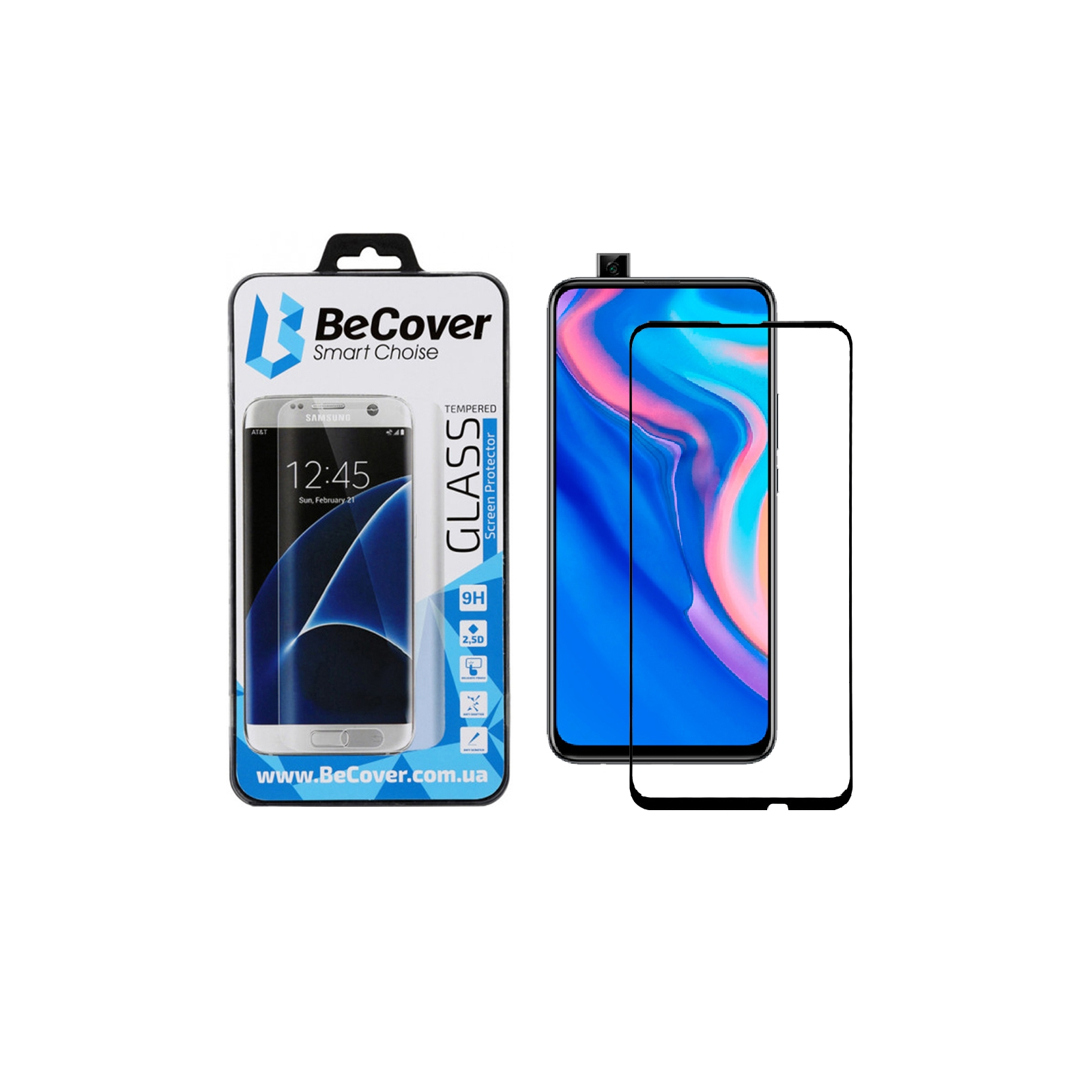 Скло захисне BeCover Huawei P Smart Z / Y9 Prime 2019 Black (703895)