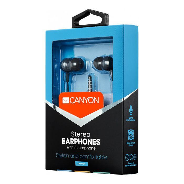 Навушники Canyon CNS-CEP3BG Turquoise (CNS-CEP3BG) зображення 3