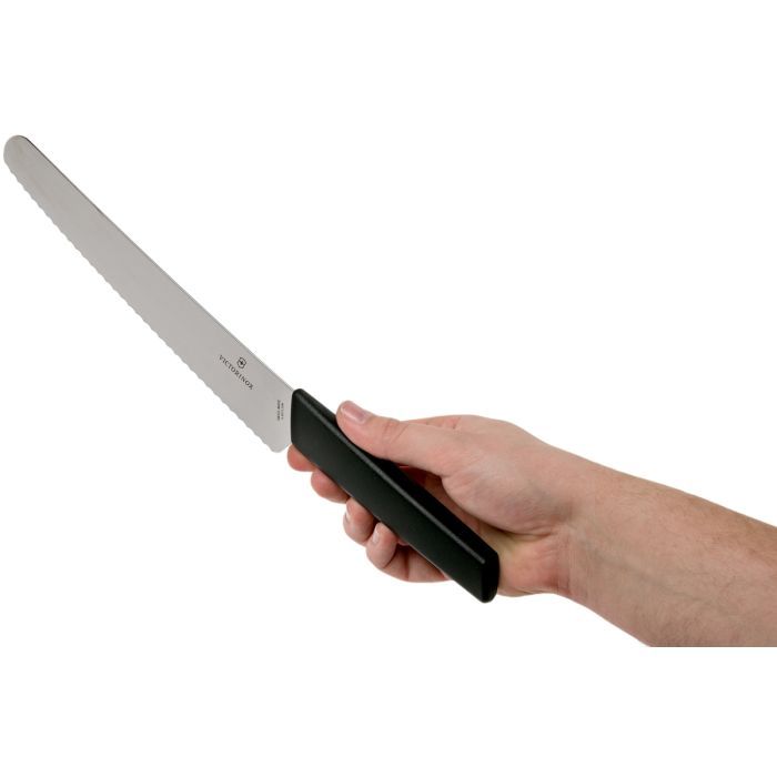 Кухонний ніж Victorinox SwissModern Bread and Pastry Knife 22 см Black (6.9073.22WB) зображення 6