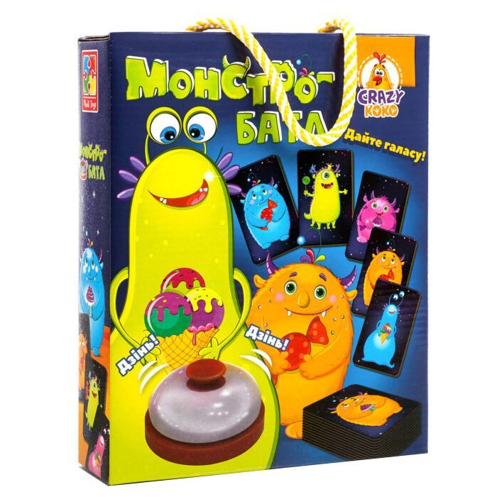 Настольная игра Vladi Toys со звоночком Монстро-баттл (укр) (VT8010-04)