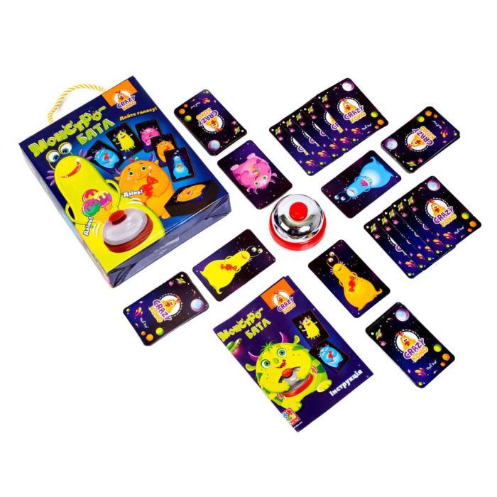 Настольная игра Vladi Toys со звоночком Монстро-баттл (укр) (VT8010-04) изображение 2