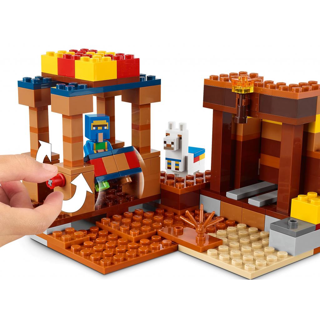 Конструктор LEGO Minecraft Торговий пост 201 деталь (21167) зображення 6