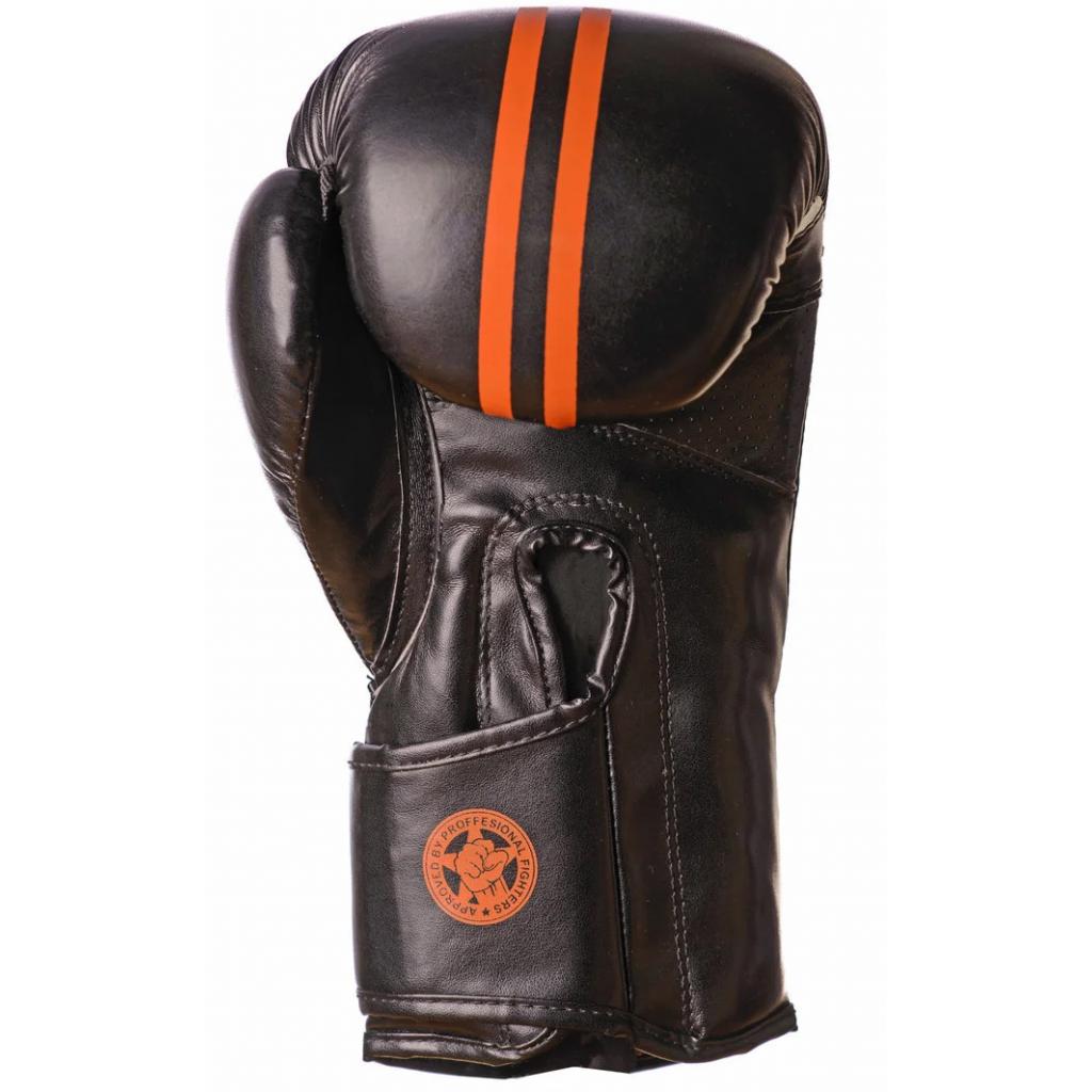 Боксерские перчатки PowerPlay 3016 10oz Black/Orange (PP_3016_10oz_Black/Orange) изображение 2