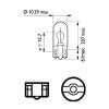 Автолампа Philips 3W (13256 CP) зображення 3