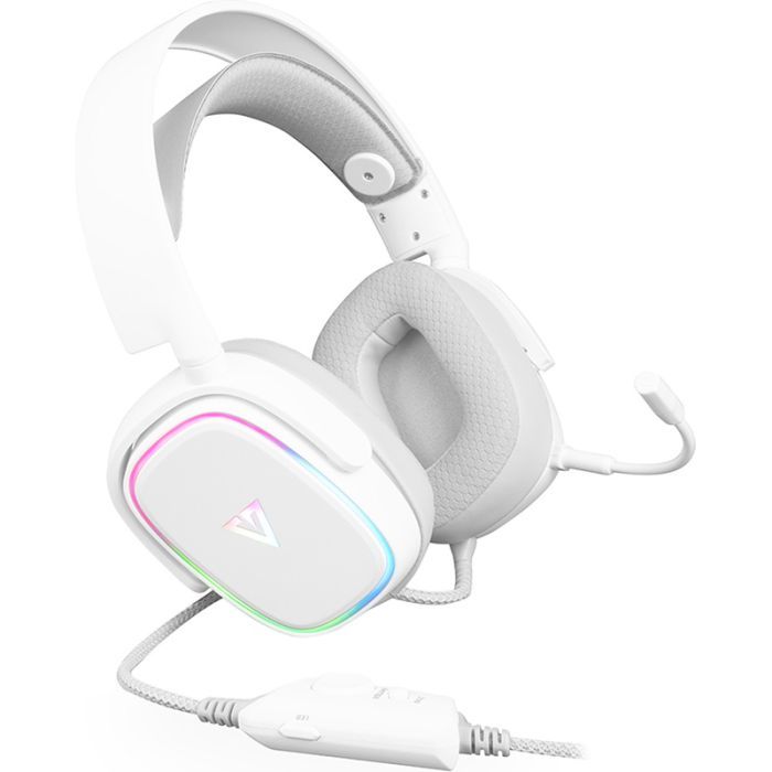Наушники Modecom Volcano RGB Prometheus 7.1 USB White (S-MC-899-PROMETHEUS-200) изображение 4