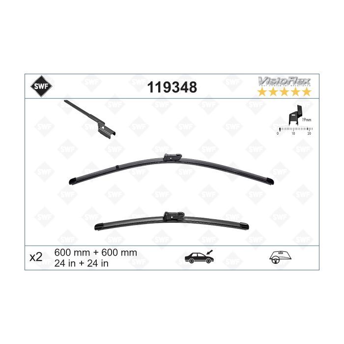 Щетка стеклоочистителя SWF 119348