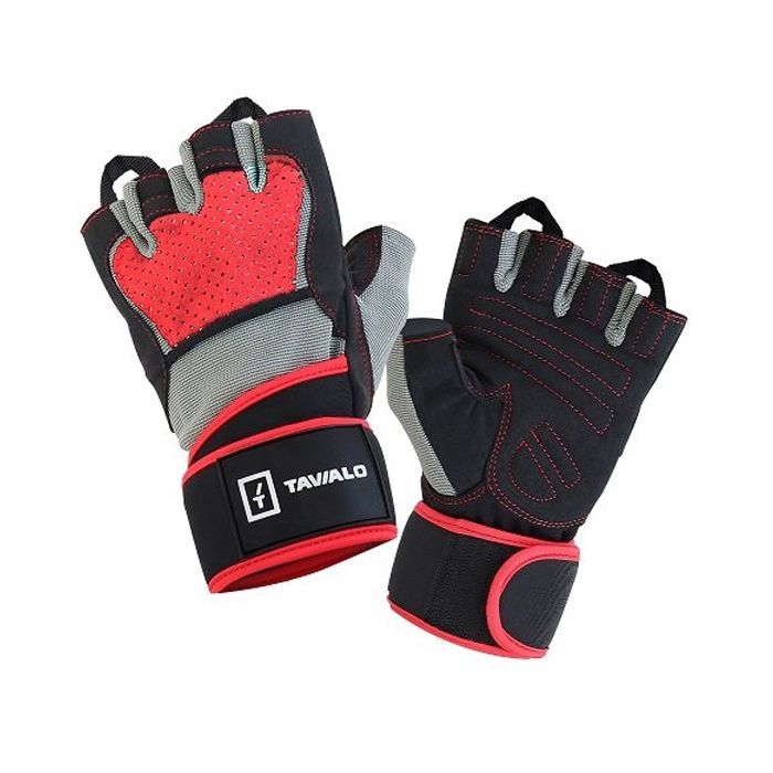 Перчатки для фитнеса Tavialo Men M Black-Gray-Red (189205007)