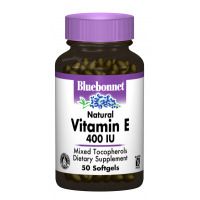 Фото - Витамины и минералы Bluebonnet Nutrition Вітамін  Натуральний Вітамін Е 400IU, 50 желатинових к 