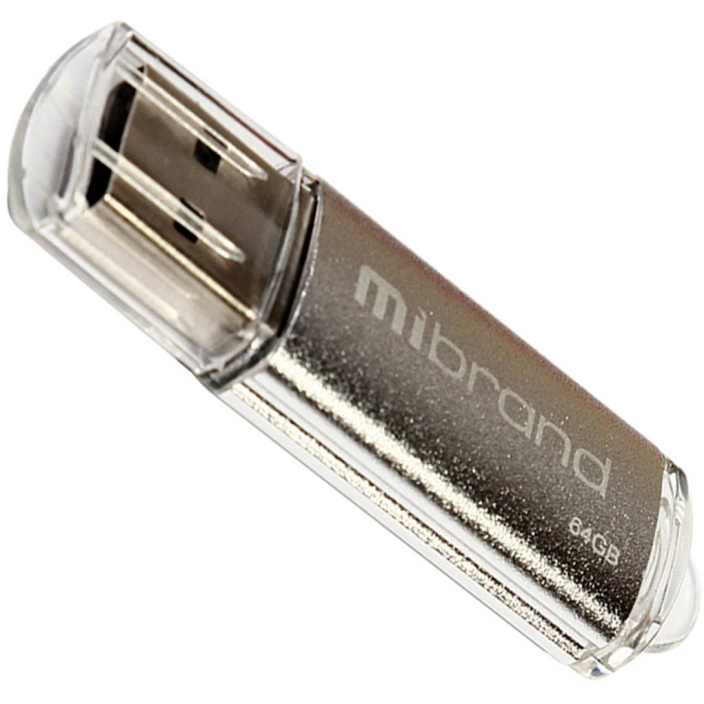 USB флеш накопитель Mibrand 32GB Cougar Silver USB 2.0 (MI2.0/CU32P1S)