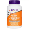 Вітамін Now Foods Ацетил-L Карнитин, Acetyl-L Carnitine, 500 мг, 100 капсул (NF0076)