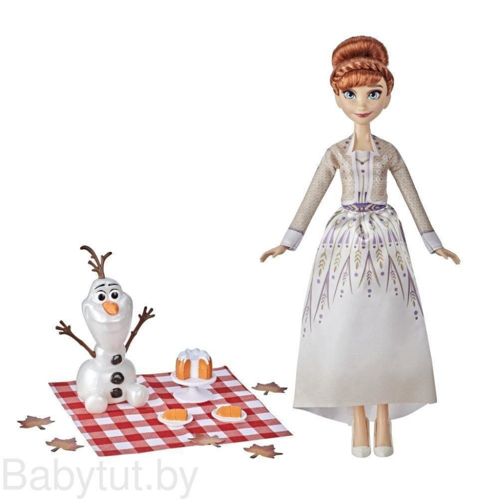 Кукла Hasbro Disney Frozen Холодное сердце 2 Анна и Олаф весенний пикник (F1561_F1583) изображение 2