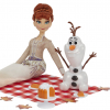 Кукла Hasbro Disney Frozen Холодное сердце 2 Анна и Олаф весенний пикник (F1561_F1583) изображение 5
