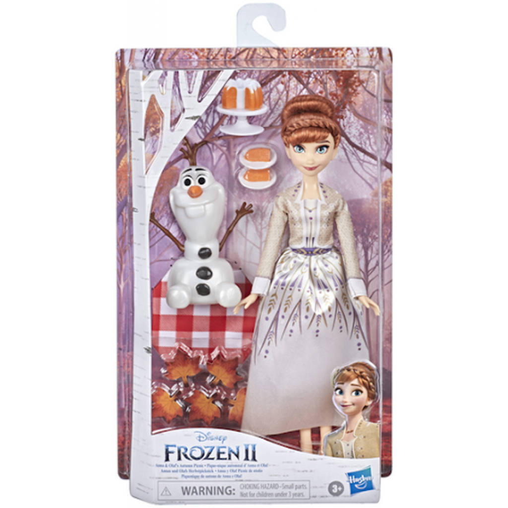 Лялька Hasbro Disney Frozen Холодне серце 2 Анна й Олаф: весняний пікнік (F1561_F1583)