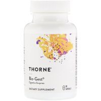 Витамин Thorne Research Пищеварительные ферменты Био-Гест, Bio-Gest, 60 капсул (THR-40402)