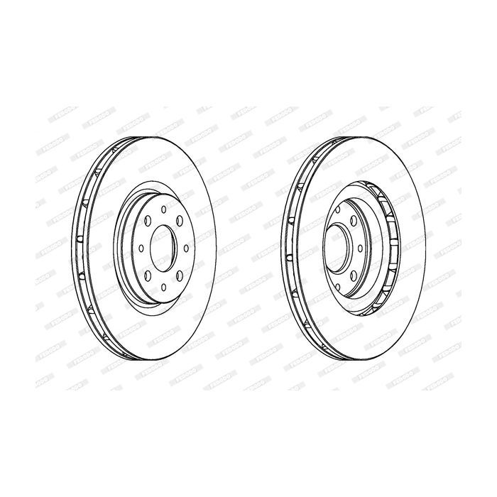 Тормозной диск FERODO DDF1122