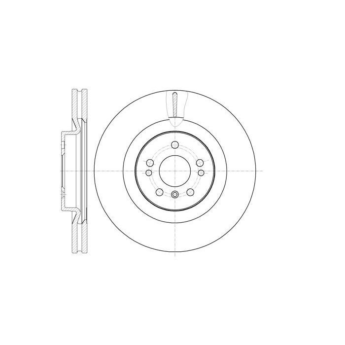 Тормозной диск REMSA 61030.10