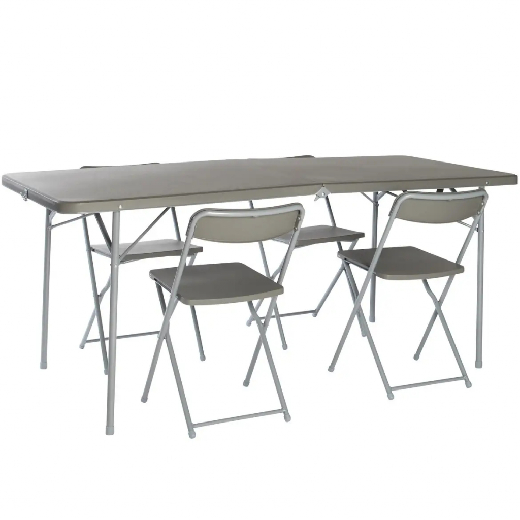 Набір кемпінгових меблів Vango Orchard XL 182 Table and Chair Set Grey (928212) зображення 2
