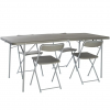 Набір кемпінгових меблів Vango Orchard XL 182 Table and Chair Set Grey (928212) зображення 2