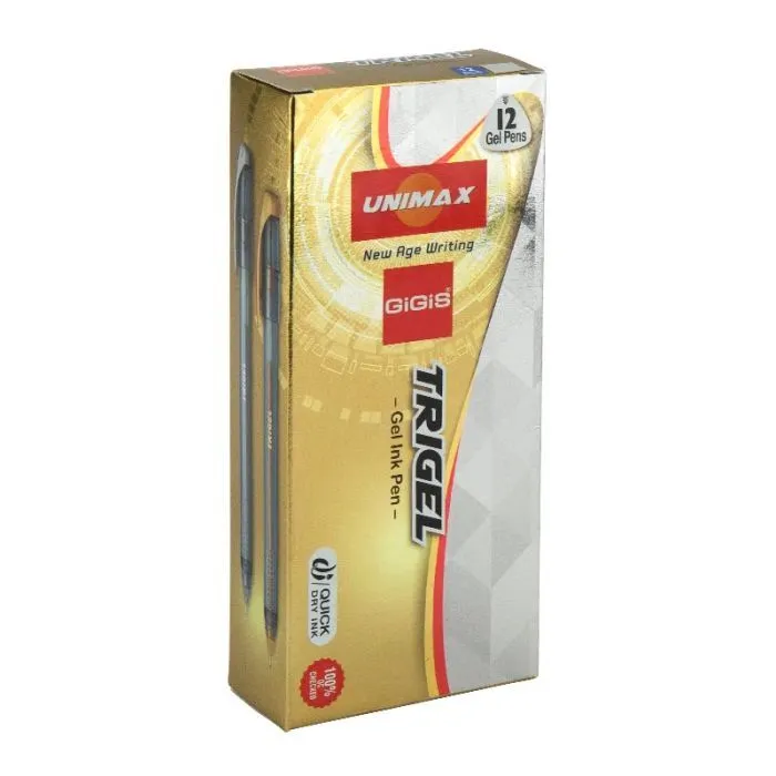 Ручка гелева Unimax Trigel-2, срібна (UX-131-34) зображення 3
