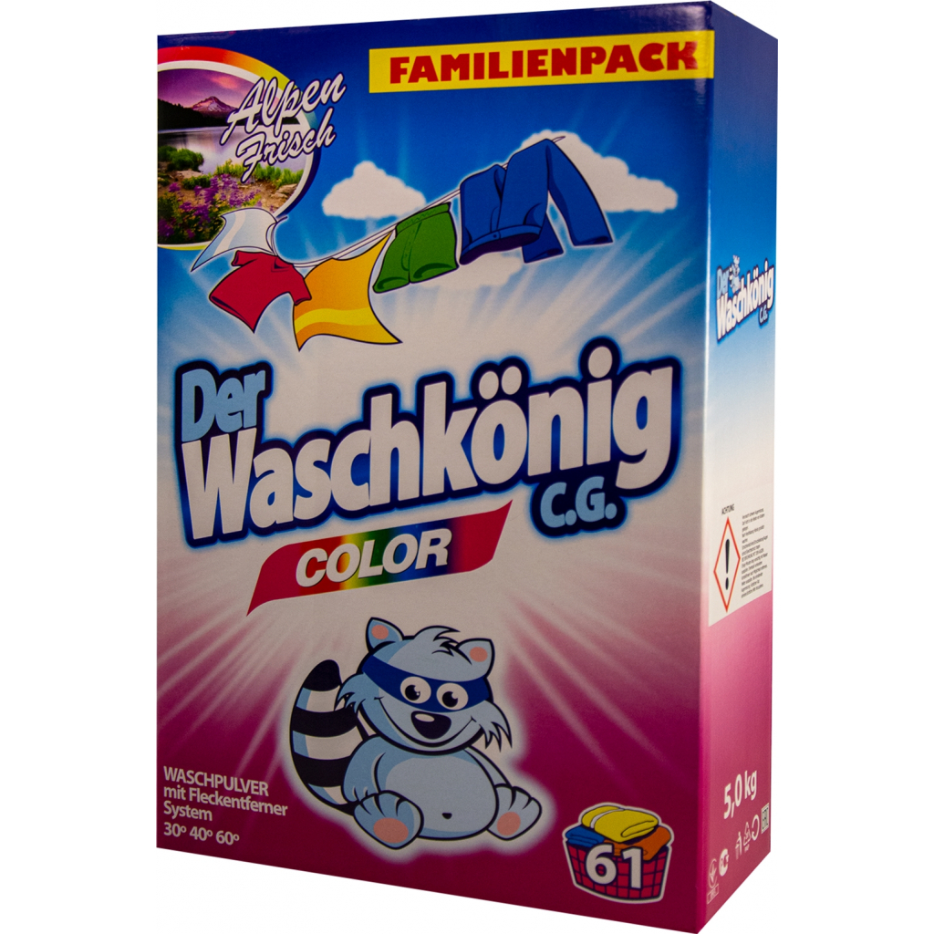 Пральний порошок Waschkonig Color 5 кг (4260353550355)