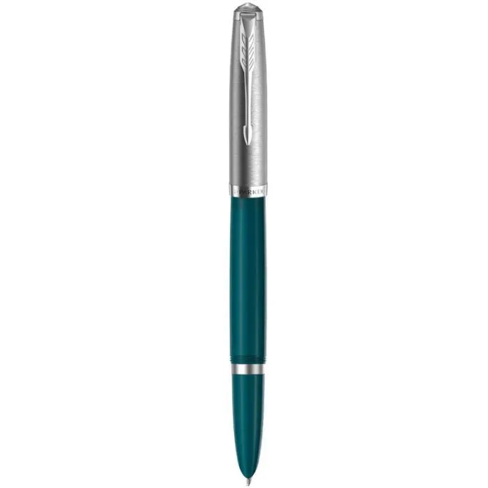 Ручка пір'яна Parker PARKER 51 Teal Blue CT  FP F (55 311)