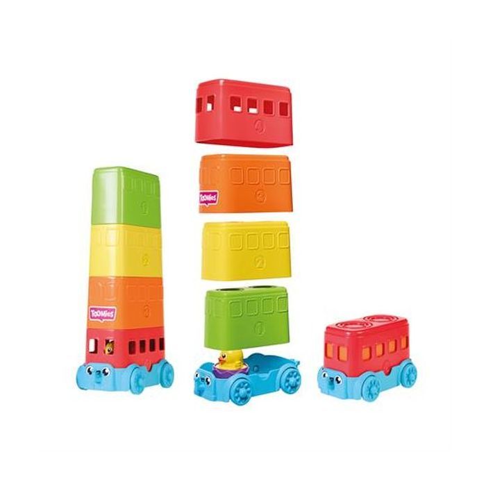 Розвиваюча іграшка Toomies пірамідка Автобус (E73220) зображення 3