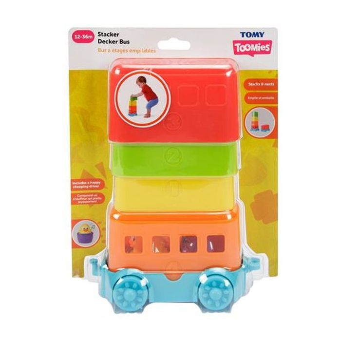 Розвиваюча іграшка Toomies пірамідка Автобус (E73220) зображення 5