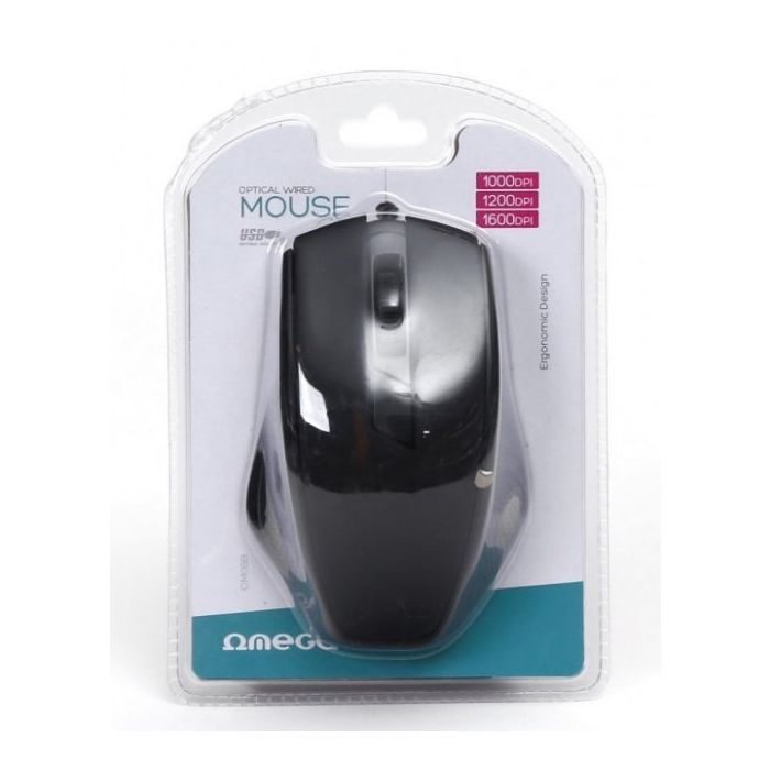 Мышка Omega OM-08 USB Red (OM08R) изображение 4