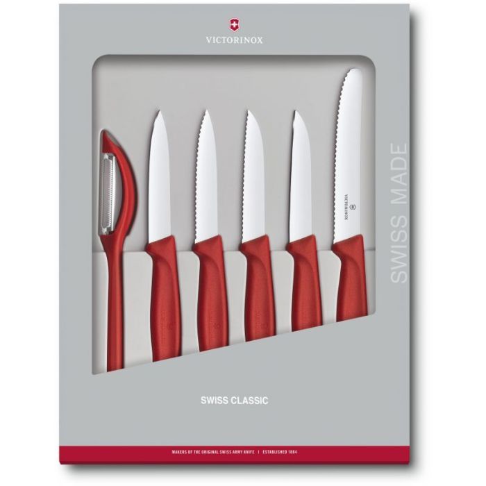 Набор ножей Victorinox SwissClassic Paring Set 6 шт Red (6.7111.6G)