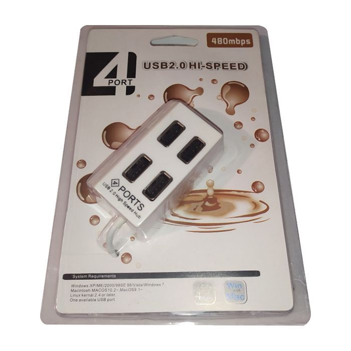 Концентратор Atcom USB TD4004 4port white (10724) зображення 2