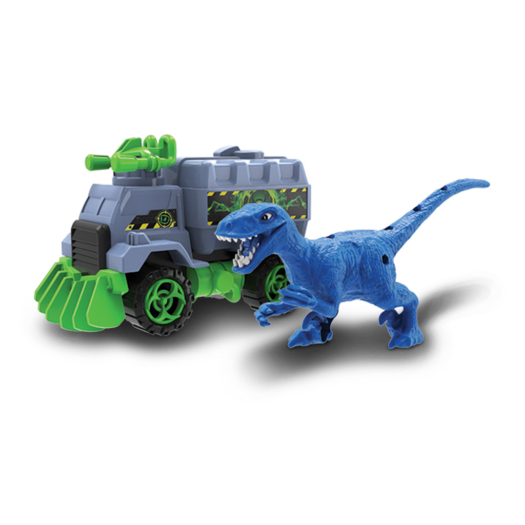 Игровой набор Road Rippers машинка и синий динозавр (20076)