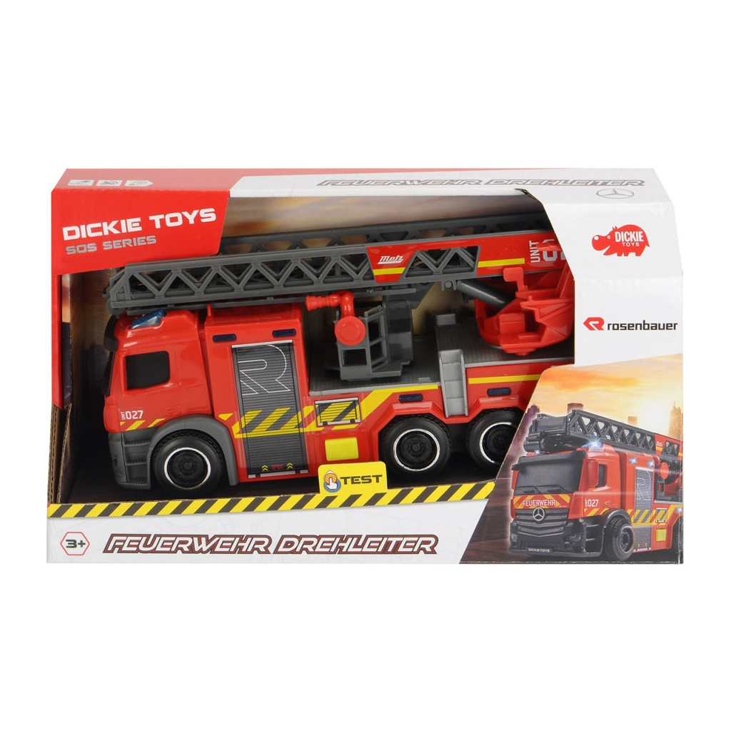Спецтехніка Dickie Toys Пожежна машина Мерседес 23 см (3714011) зображення 4