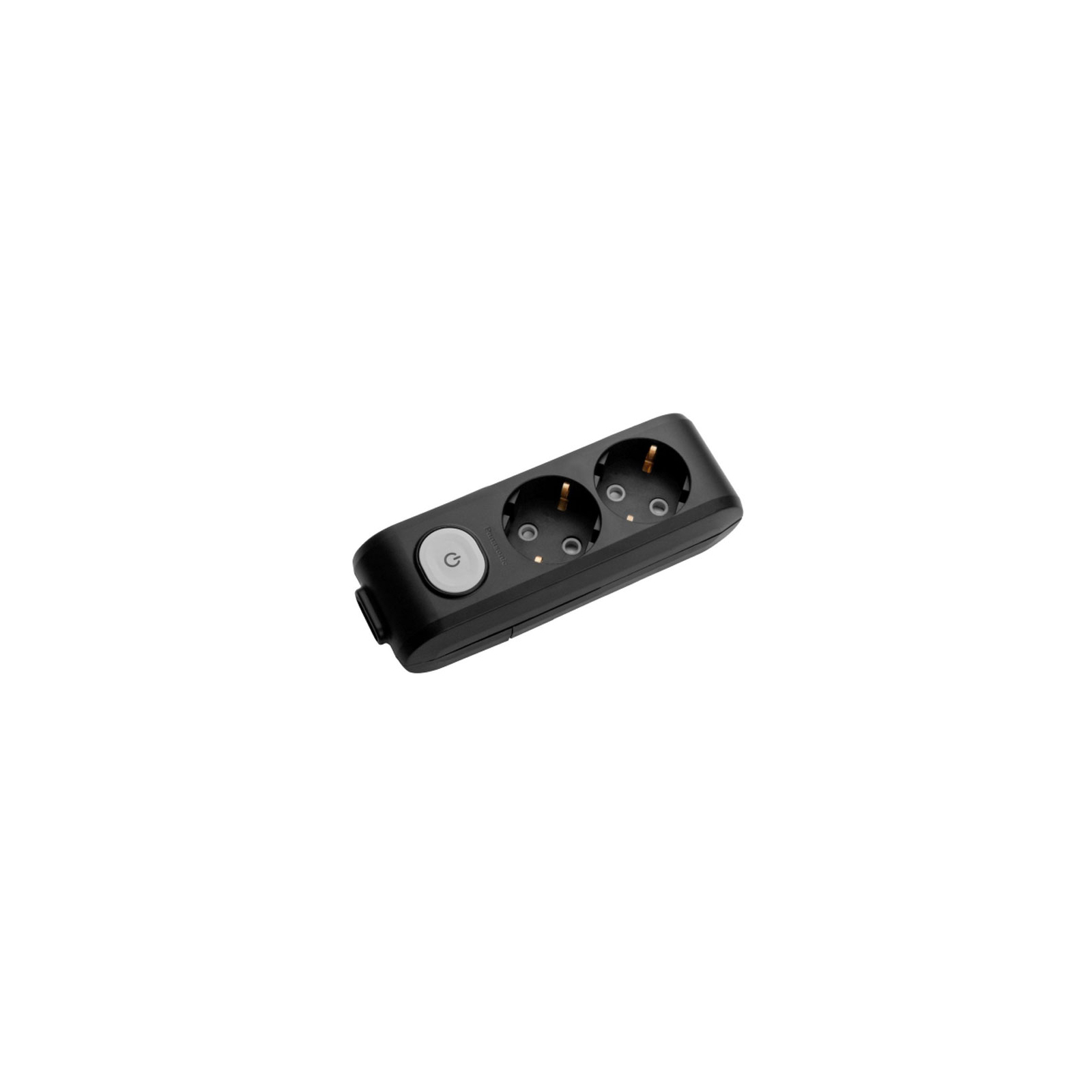 Колодка для подовжувача Panasonic X-tendia 2 гнізда black (WLTA04202BL-UA)