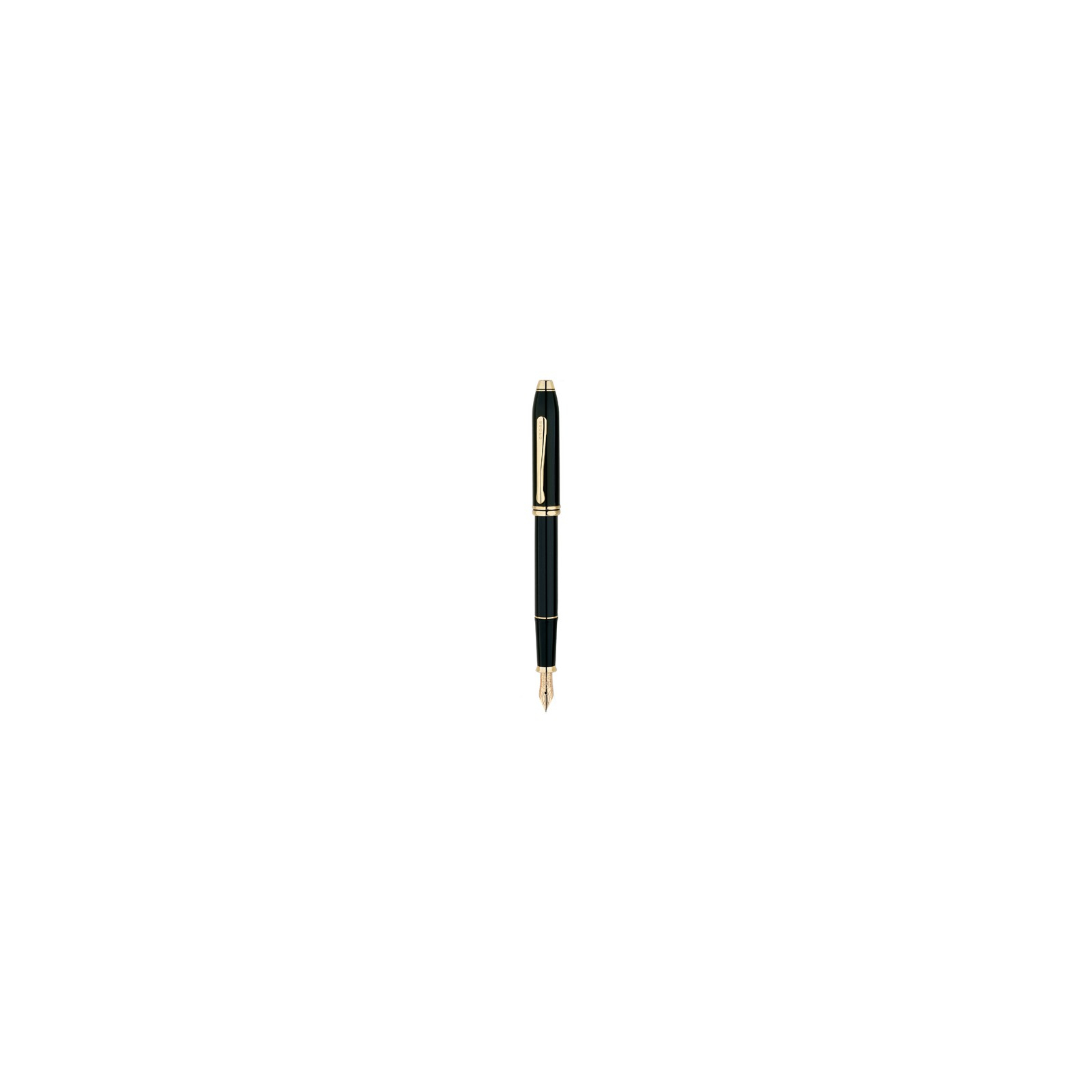 Ручка перьевая Cross TOWNSEND Lacq. Black  FP F (Cr57600f)