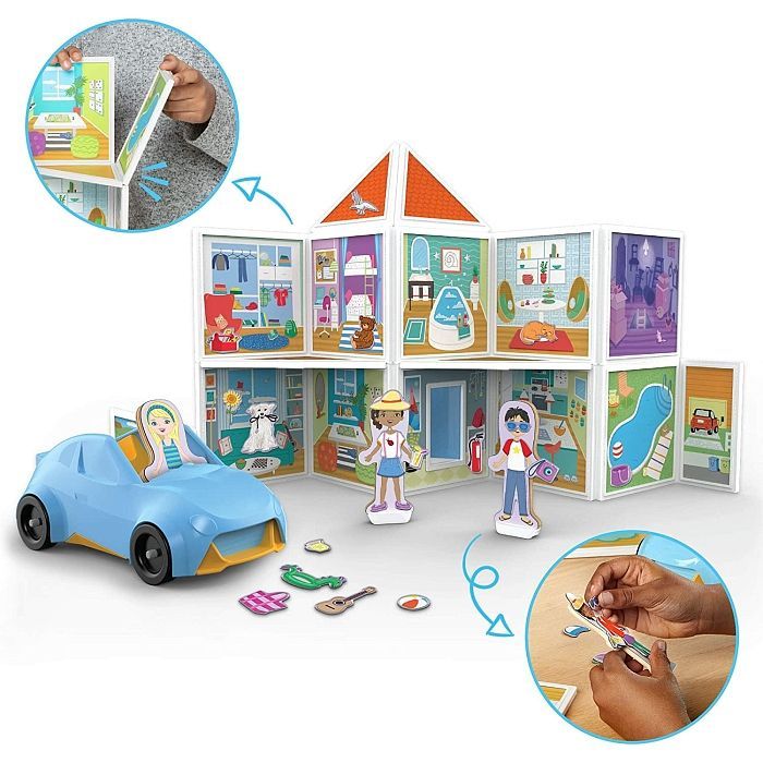 Ігровий набір Melissa&Doug магнітний набір будівель Наш дім (MD30650) зображення 2