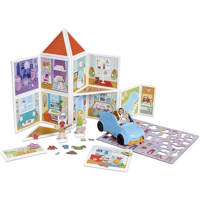 Ігровий набір Melissa&Doug магнітний набір будівель Наш дім (MD30650) зображення 3