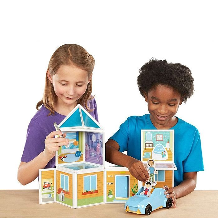 Ігровий набір Melissa&Doug магнітний набір будівель Наш дім (MD30650) зображення 5