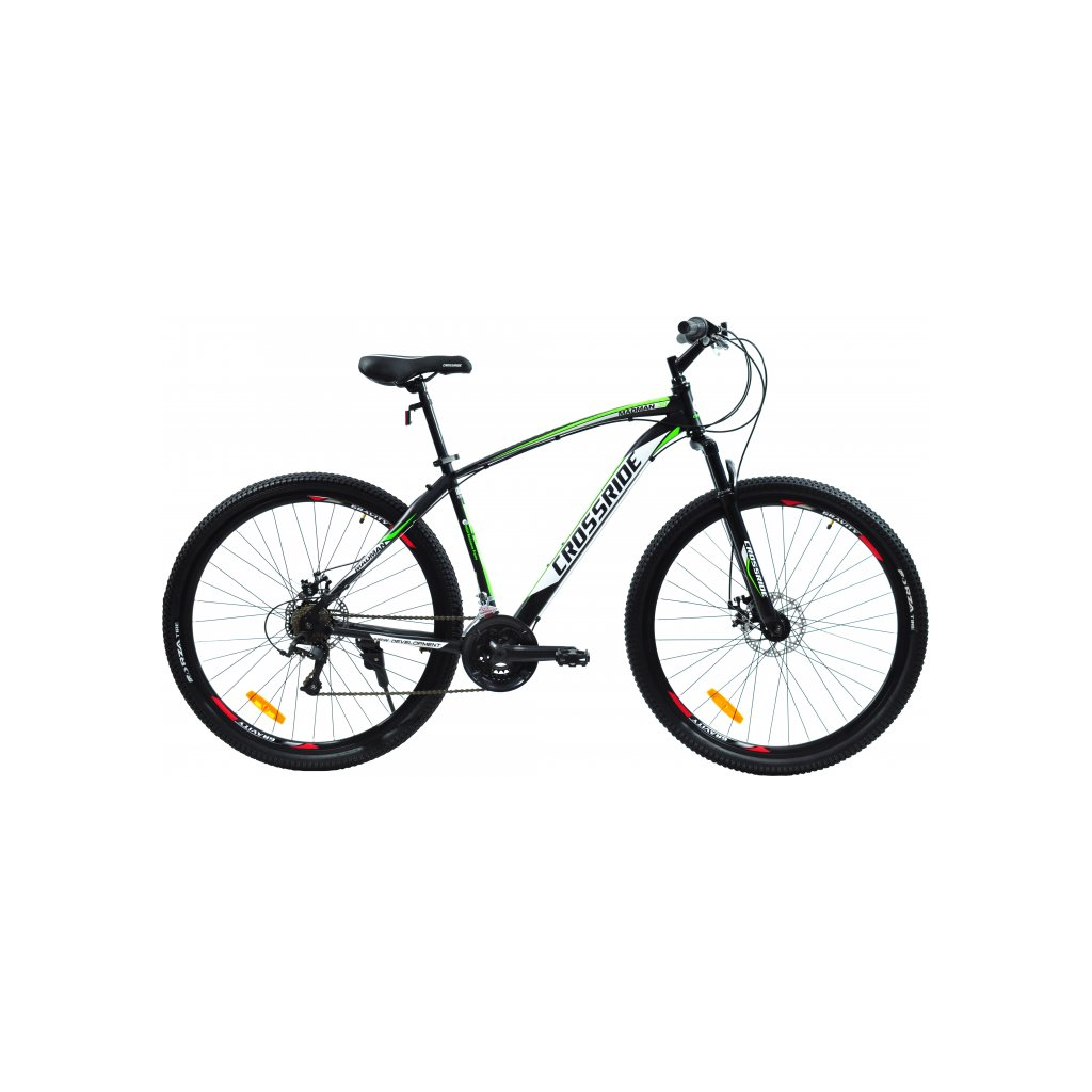 Велосипед Crossride Madman 29" рама-19" St Black/Green (01841-190-2)