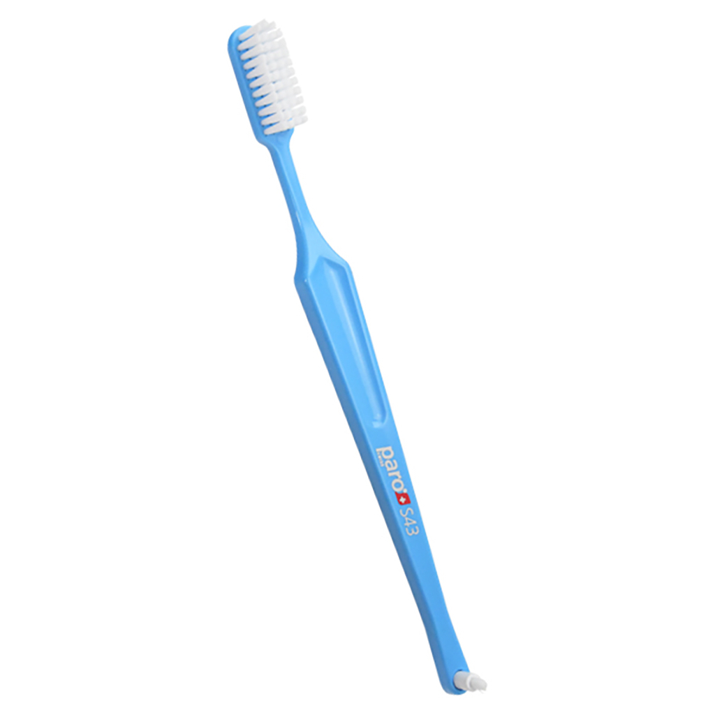 Зубная щетка Paro Swiss S43 мягкая голубая (7610458007099-blue)