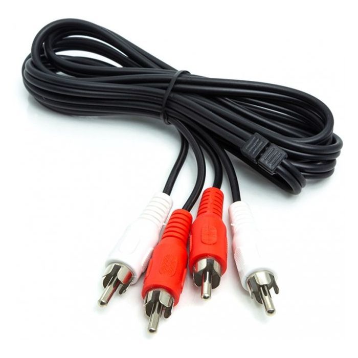 Кабель мультимедійний 2*RCA (M) to 2*RCA (M), 1 m PowerPlant (CA912032)