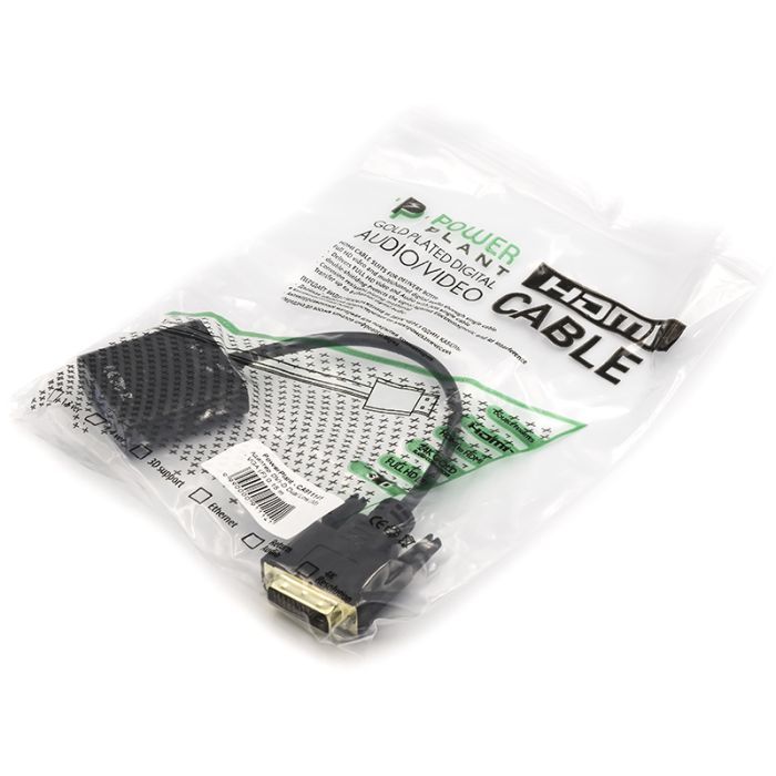Переходник DVI-D Dual Link (M) to VGA (F) 0.15m PowerPlant (CA911141) изображение 2
