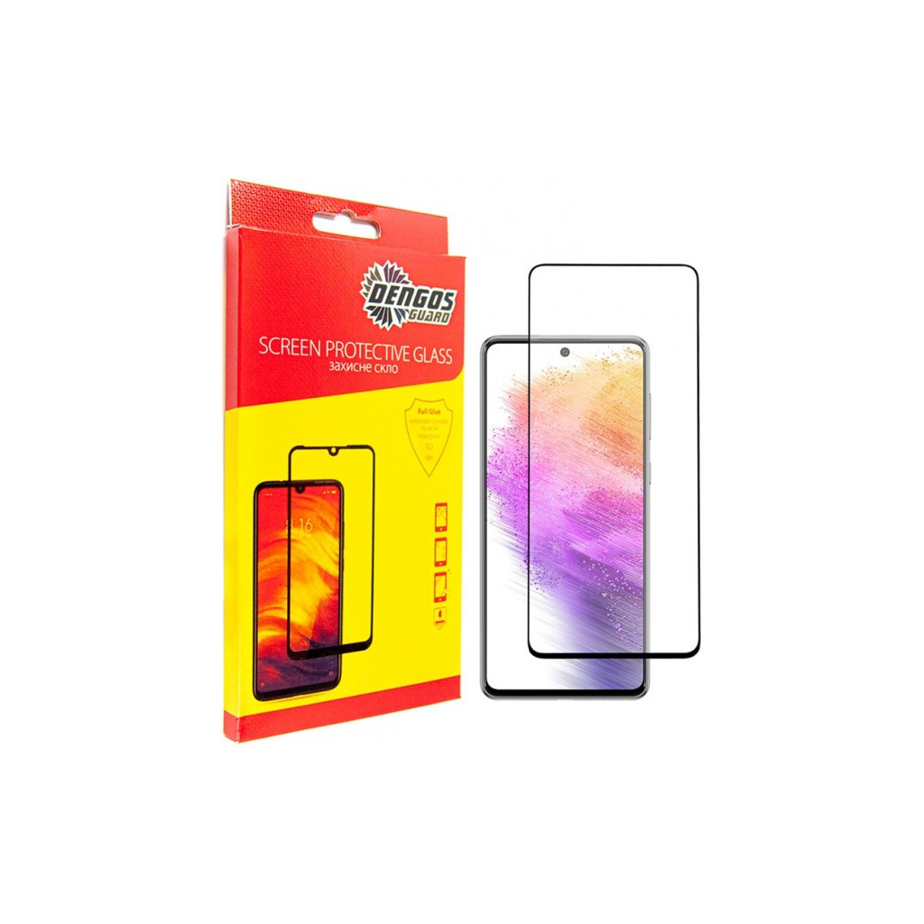 Скло захисне Dengos Full Glue Samsung Galaxy A73 5G (TGFG-213)