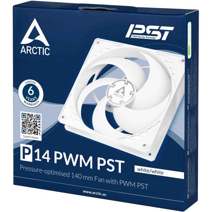 Кулер для корпуса Arctic P14 PWM PST (ACFAN00197A) изображение 3