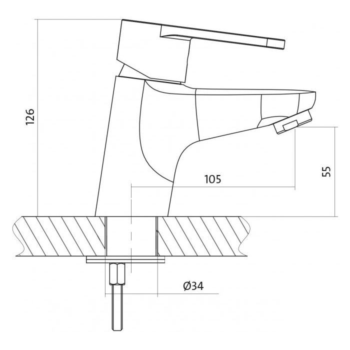 Смеситель Cersanit 3в1 B245 (S601-125) изображение 5