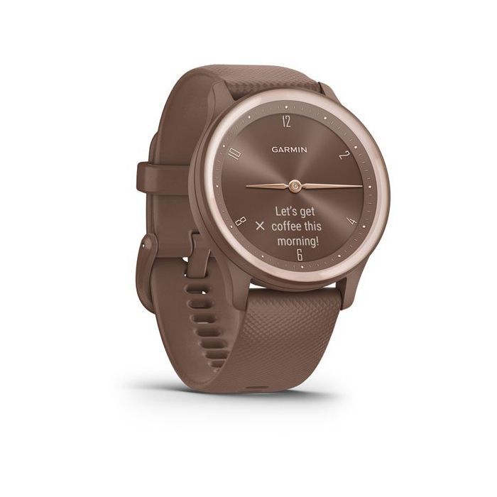 Смарт-годинник Garmin vivomove Sport, Cocoa, Silicone (010-02566-02) зображення 3