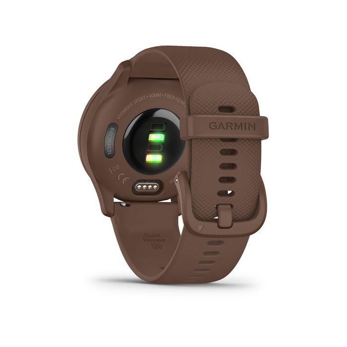 Смарт-годинник Garmin vivomove Sport, Cocoa, Silicone (010-02566-02) зображення 5