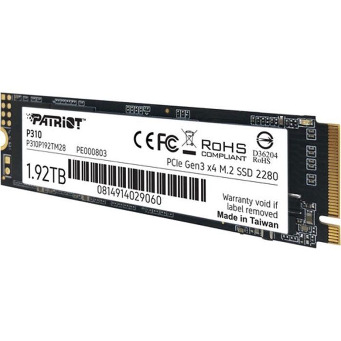 Накопитель SSD M.2 2280 240GB Patriot (P310P240GM28) изображение 3