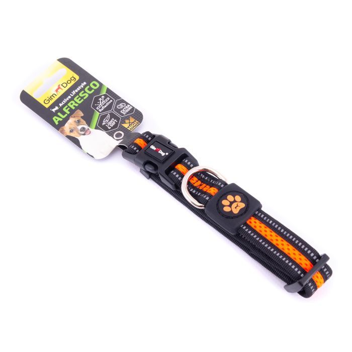 Ошейник для животных GimDog Alfresco неопрен 28-40 см/20 мм черный (8009632059433) изображение 2